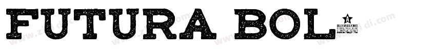 Futura Bol字体转换